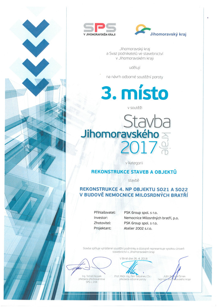 Stavba Jihomoravského kraje 2017